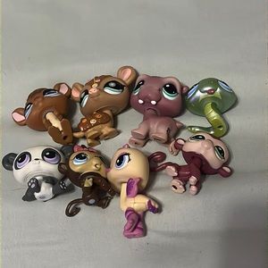 LPS Littlest Pet Shop Set of 8 misc.